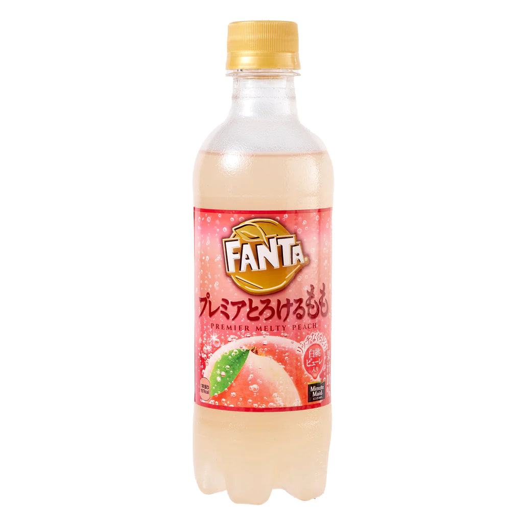 Fanta Premier Melty Peach Soda 380ml (Japan)