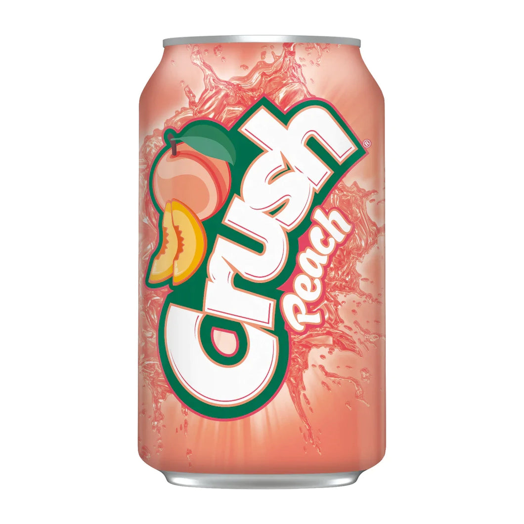 Crush Peach Soda Can (355ml)