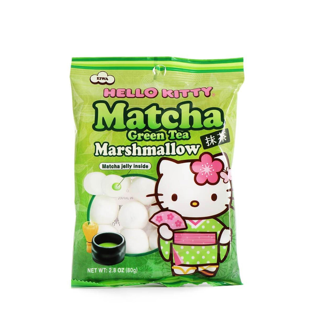 EIWA Hello Kitty Matcha Green Tea Marshmallow 2.8oz(80g)