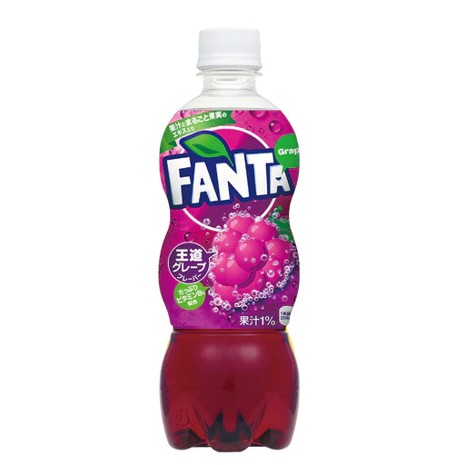 Fanta Grape Soda 500ml (Japan)
