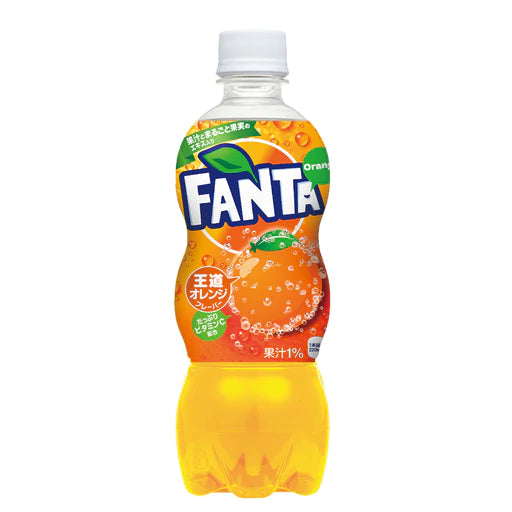 Fanta Orange Soda 500ml (Japan)