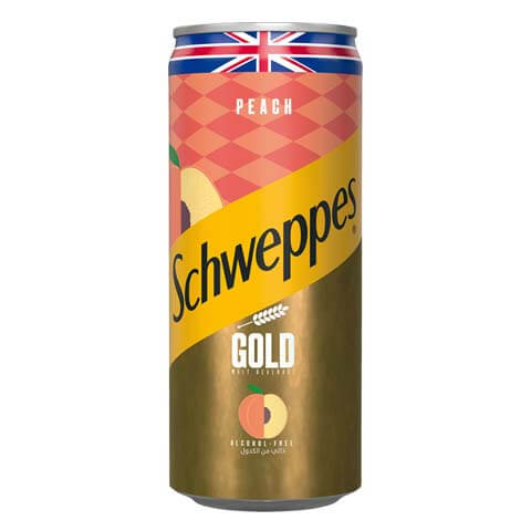Schweppes Gold Peach-300ml (Egypt)