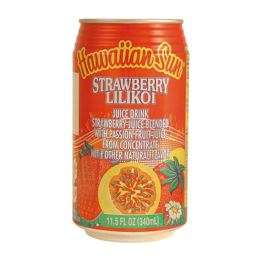 Hawaiian Sun Strawberry Lilikoi Juice Drink (340mL)