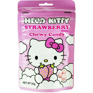 Hello Kitty Sanrio Chewy Candy Strawberry and Milk Flavors