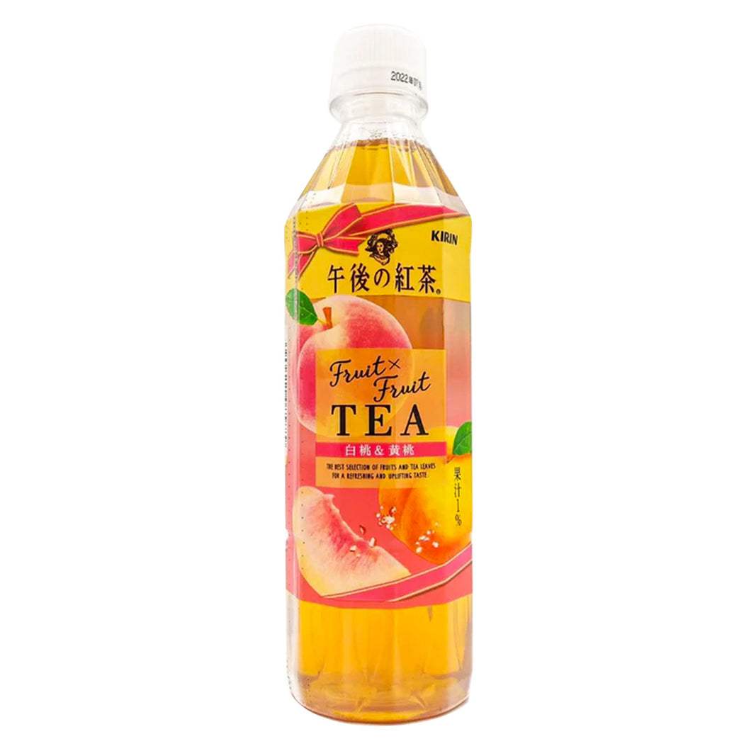 Kirin - Fruit x Fruit Tea White & Yellow Peach(500ml)(Japan)