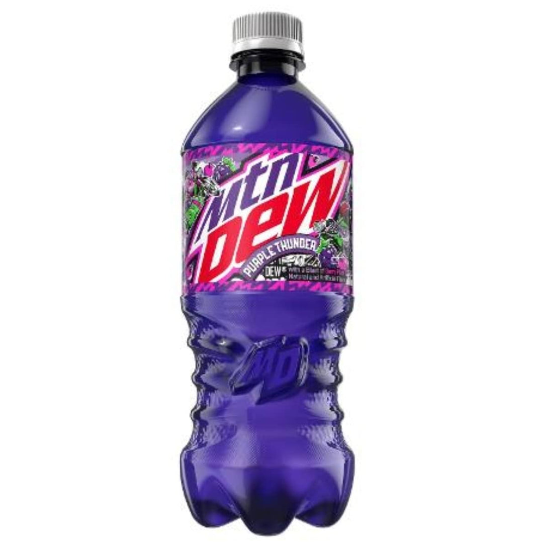 Mountain Dew Purple Thunder, 20 fl oz bottle