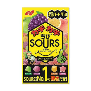 Nobel Chibi Sours Gummies – Fruit Mix 80g