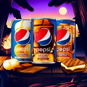 Pepsi S’mores LIMITED EDITION 3 Cans Set Smores Collection