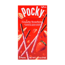 Load image into Gallery viewer, Pocky Crunchy Strawberry Chocolate Biscuit Sticks
