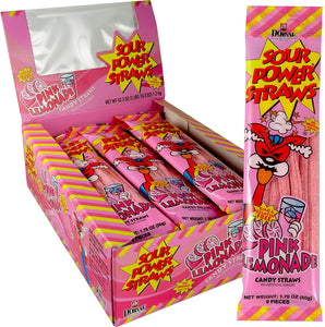 Sour Power Candy Straws (7 Flavors)