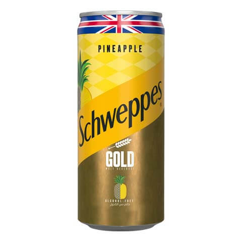 Schweppes Gold Pineapple-300ml (Egypt)