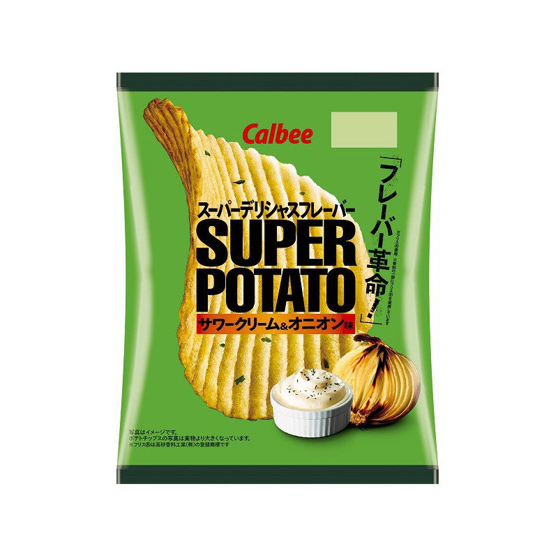 Potato Chips Sour Cream Onions Super Potato Calbee