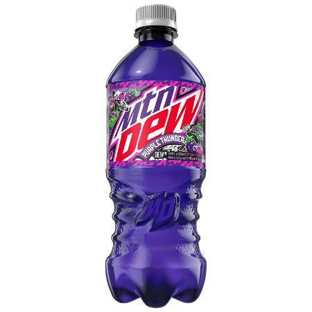 Mountain Dew Purple Thunder Soda 20oz